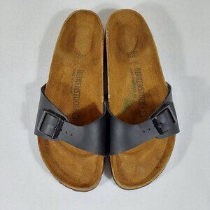 Birkenstock Madrid Birko-Flor Sandal 40 Med/Narrow in Black
